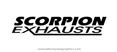 Scorpion Exhaust Decals - Pair (2 pieces)